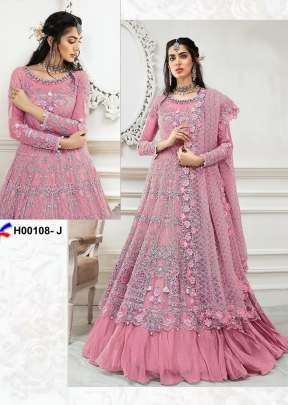 Designer Havy Embroidery Beautiful Pakistani Suit In Pink salwar suits