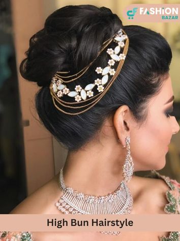 20 Modern Hairstyles for Lehenga Choli | Lehenga hairstyles, Lehenga  images, Pretty dresses