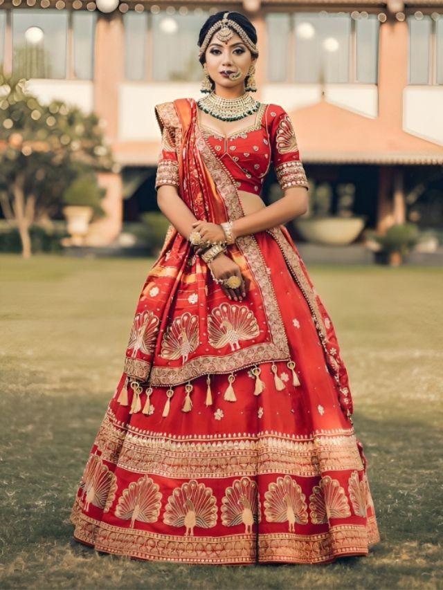 Gujarati Sidha-pallu Dupatta Drape