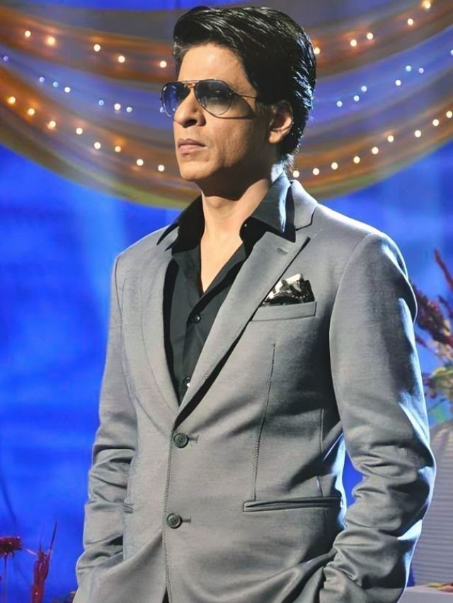 Shah Rukh Khan in Black Shirt Layer It with Blazer