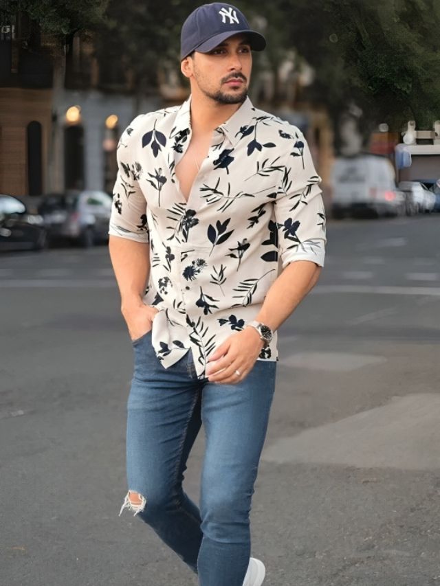 jeans shirt combination for man