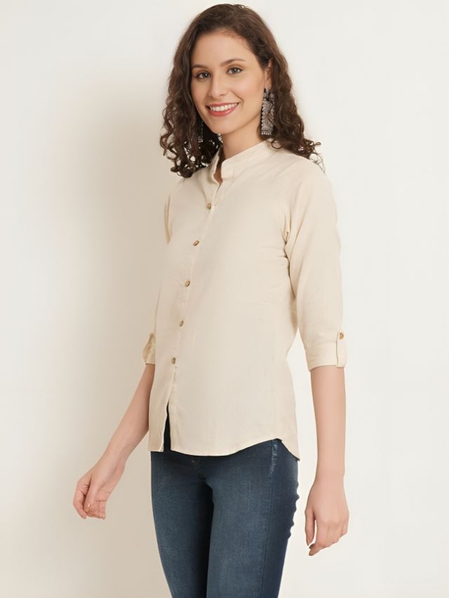 Khadi Cotton Shirts For Women