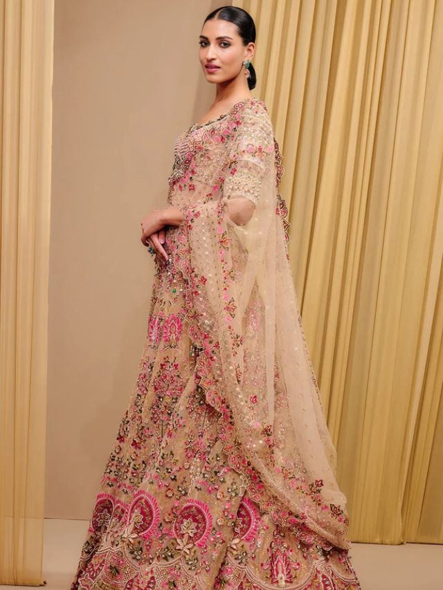 Classic Floral Embroidered Lehenga