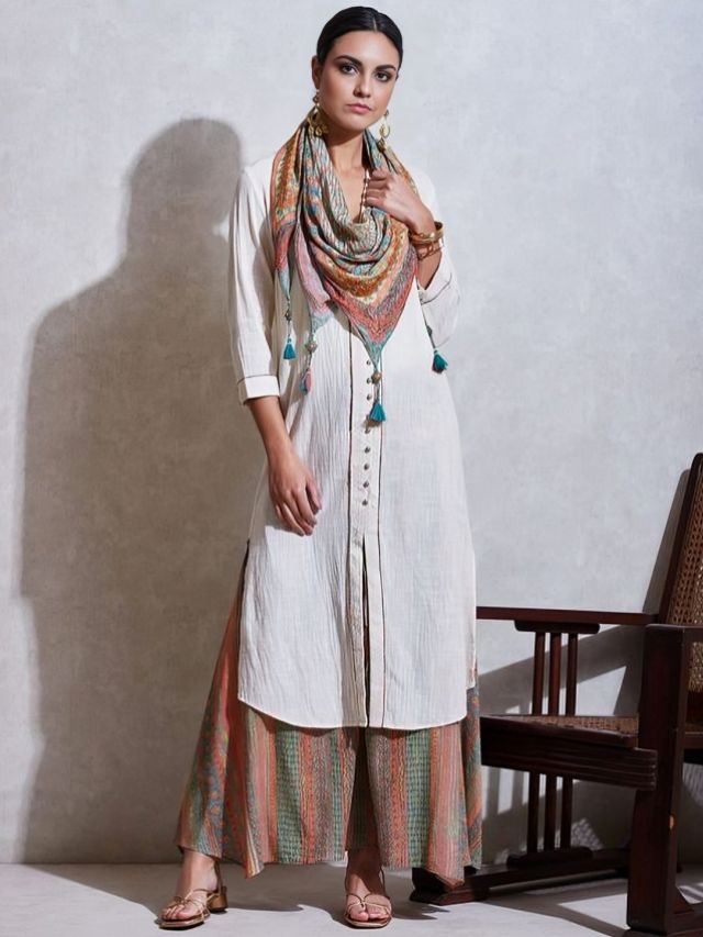 Scarves with Kurti