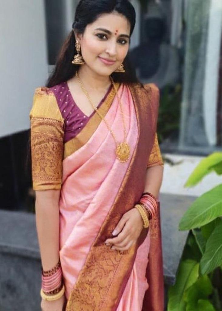Pastel Kanjivaram Sarees Are The New Trend | Pastel Silk Sarees | Bridal sarees  south indian, Bridal blouse designs, Indian bridal sarees