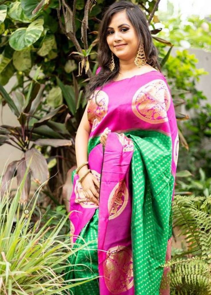 DRISHANI – ORGANIC COTTON SAREE - Samprada Fashions