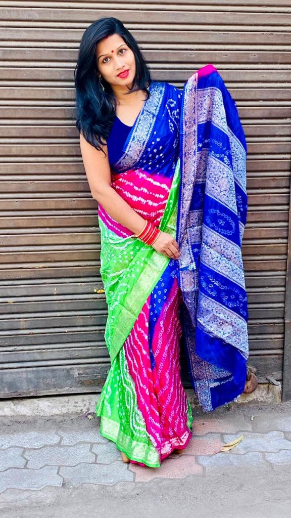 Gharchola Saree, Bandhej Saree, Bandhani Saree, Silk Saree, Banarasi Bandhej  Saree for Women, Party Wear Saree, Traditional Saree - Etsy New Zealand