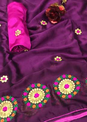 Attractive Daily wear Rangoli Silk Saree In Purple designer sarees