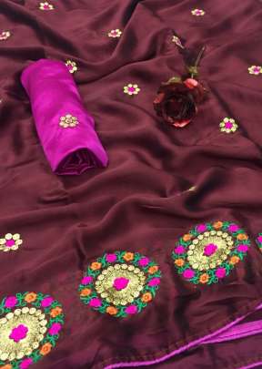 Attractive Daily wear Rangoli Silk Saree In Maroon