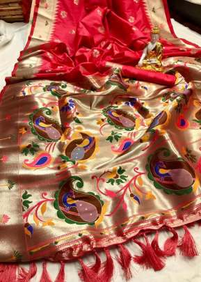 Attractive Designer Pure silk Saree In Gajaree designer sarees