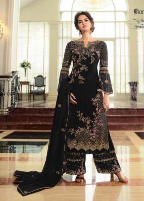Exclusive Beautifully Design Pakistani Suit With Embroidery Work In Black salwar suits