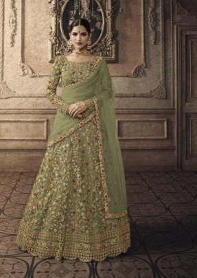 Exclusive Designer Lehnga Choli With Embroidery Work In Mendi