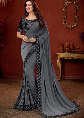 Fancy Havy Pure Rangoli Silk Saree In Grey SILK SAREE