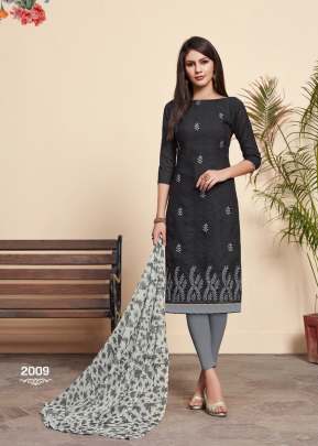 Fancy Jacquard Dress Material in Black   salwar suits