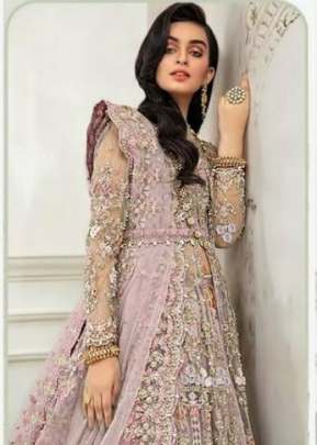 Light Purple Color Sequence Embroidery Work Pakistani Suit  designer suits