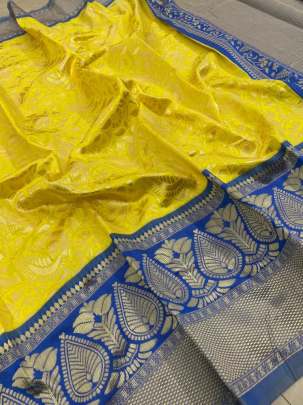 New Sriya Glamorous Yellow Saree SILK SAREE