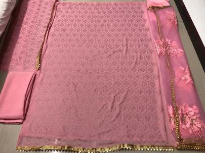 Pink Color Designer Suit In Pakistani Style designer suits