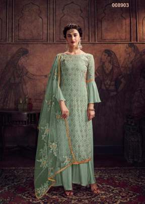 Pista Color Designer Suit In Pakistani Style designer suits