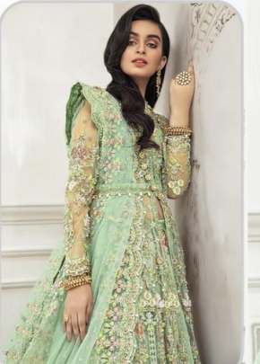 Pista Color Sequence Embroidery Work Pakistani Suit  designer suits