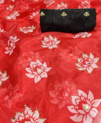 Red Chilli Party Wear Light Weight  partywear sarees